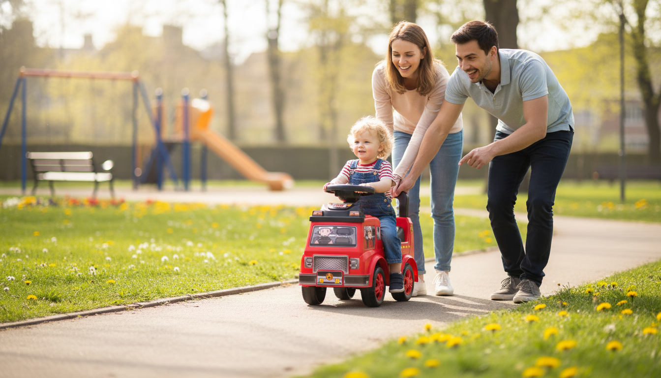 Ride-On Push Cars for Toddlers: Parent-Controlled Fun